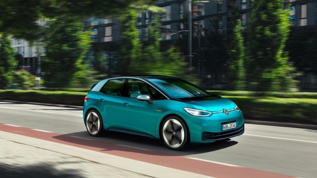 The fully electric Volkswagen ID.3 (Image courtesy of Volkswagen of America)