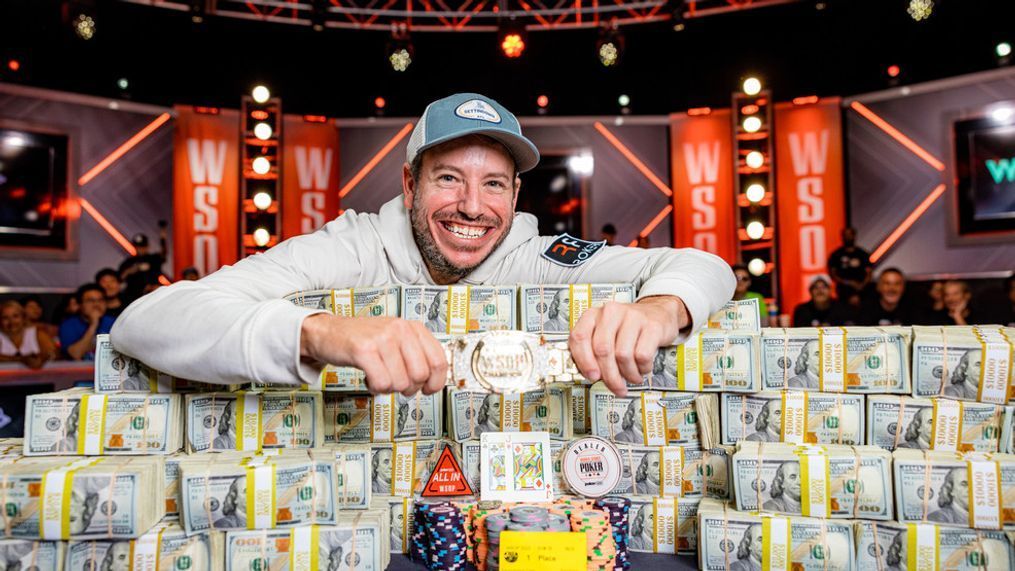 Daniel Weinman wins 2023 World Series of Poker Main Event (Courtesy: PokerNews)