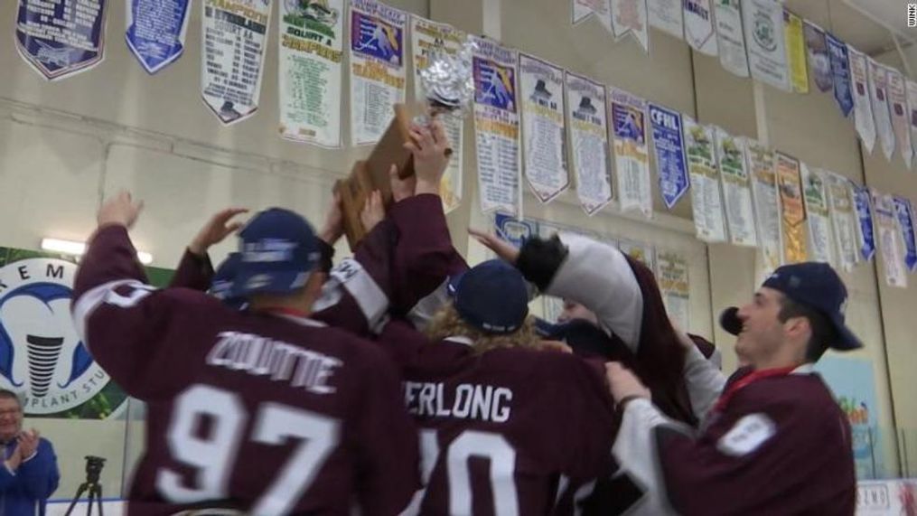 Florida high school wins hockey championship days after students, teachers killed (CNN via CNN Newsource)