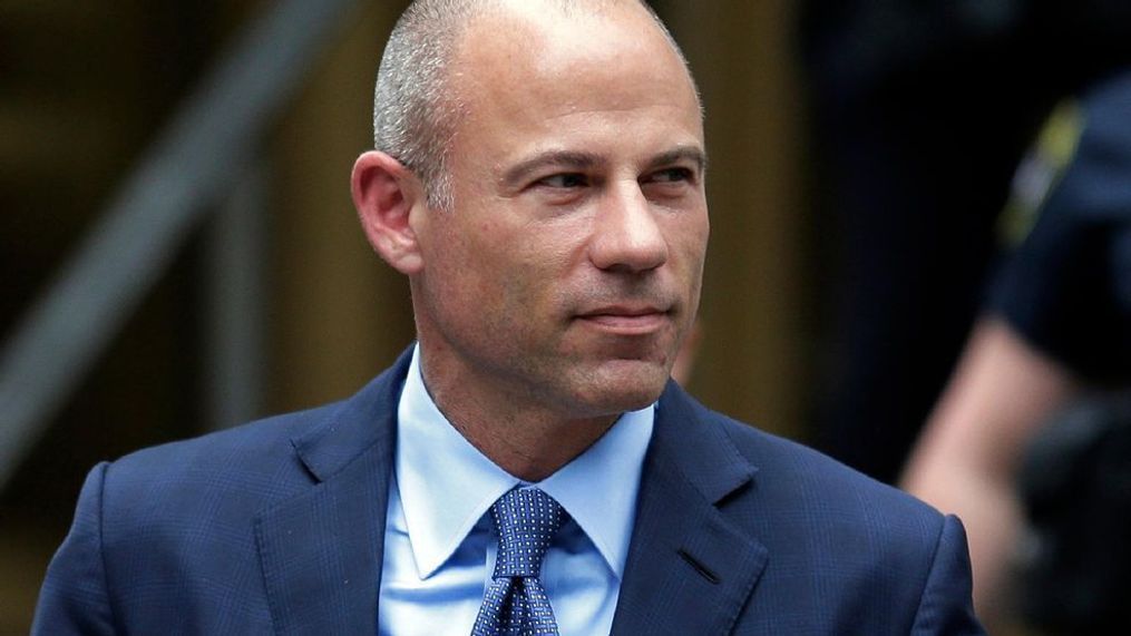 FILE - In this May 28, 2019, file photo, California attorney Michael Avenatti leaves a courthouse in New York following a hearing. Avenatti has been rearrested for alleged bail violations, prosecutors in New York told a judge late Tuesday, Jan. 14, 2020. (AP Photo/Seth Wenig, File)