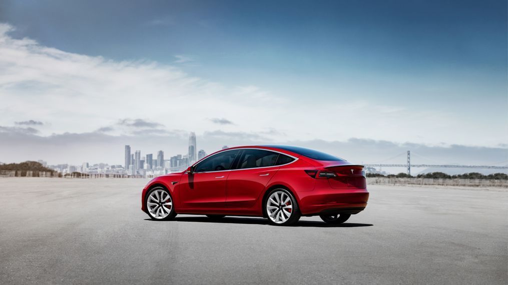 2018 Tesla Model 3 (Image courtesy of Tesla Inc.)