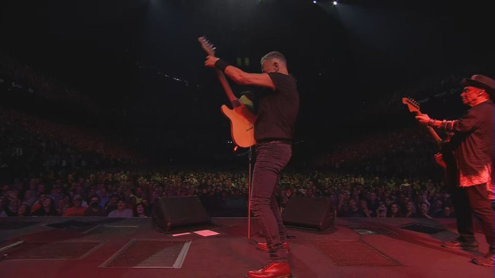 Bruce Springsteen performs with the E Street Band at Baltimore's CFG Bank Arena on Friday, April 7, 2023 (WBFF)