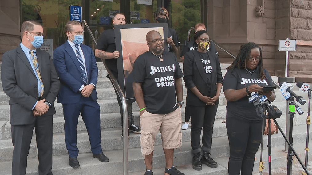 Advocates from Free the People ROC and members of Daniel Prude's family spoke during a news conference Wednesday morning (WHAM photo)