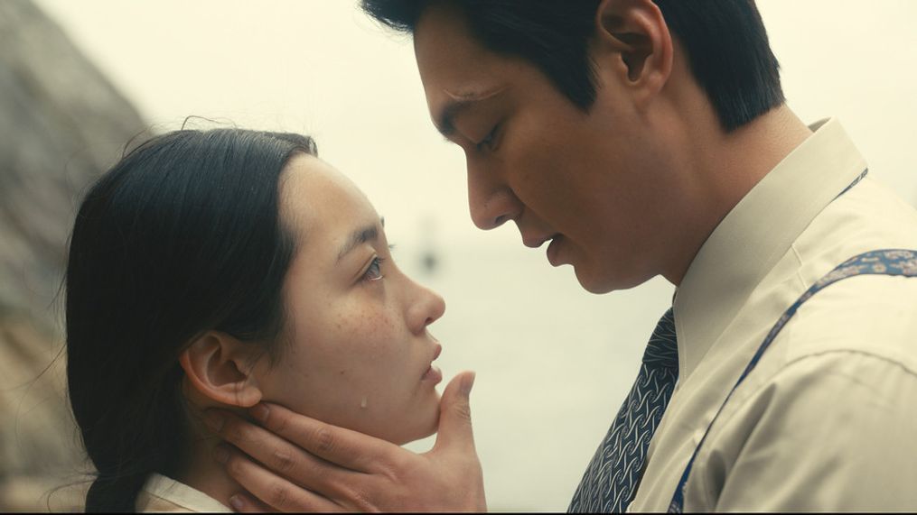 {p}Lee Minho and Minha Kim in “Pachinko,” premiering March 25, 2022 on Apple TV+.{/p}