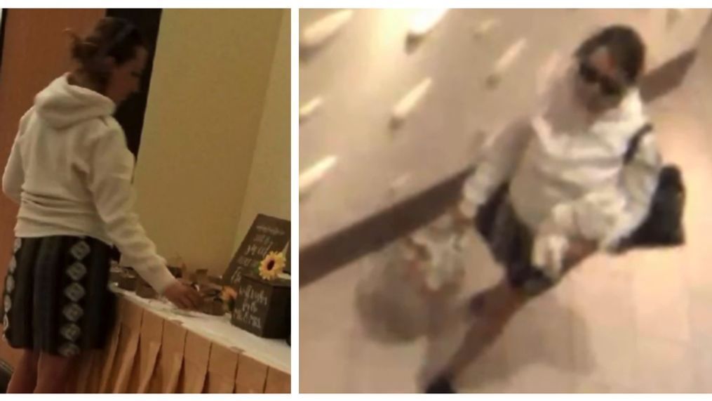 Police said a woman was caught stealing gifts at the Hilton Garden Inn on Atlantic Avenue on May 6 (Photos: CNN Newsource via WTKR)