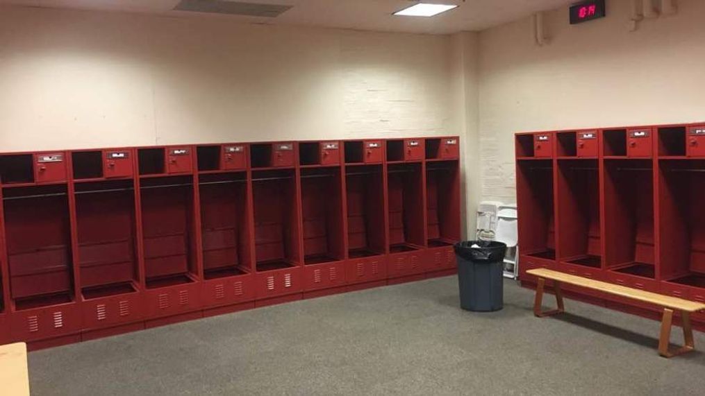 The Army way: Knights leave Oklahoma locker room spotless after OT loss. (Kenny Mossman/University of Oklahoma)