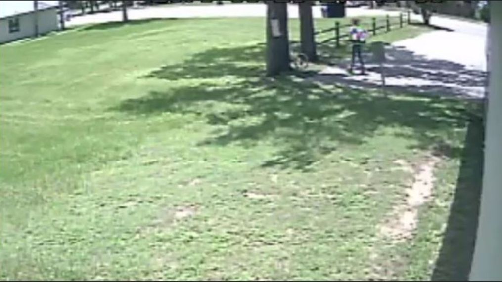 Woman caught on camera stealing a boy's bicycle from a library in Polk City. (Polk County Sheriff's Office)