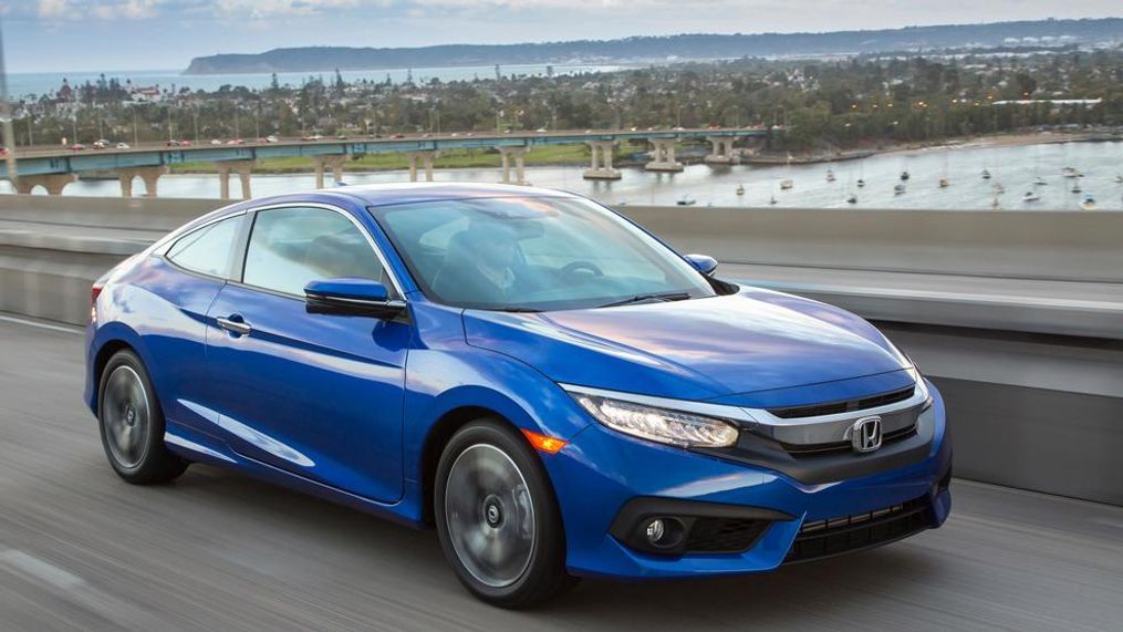 2017 Honda Civic Coupe (Image courtesy of American Honda Motor Co.){p}{/p}