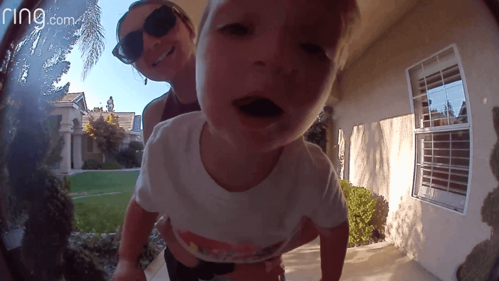 2-year-old calls dad at work with Ring doorbell camera (Courtesy: Nolan Stempson)