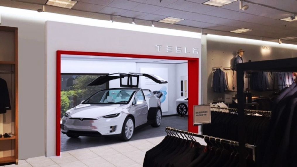 Tesla gallery at Nordstrom
