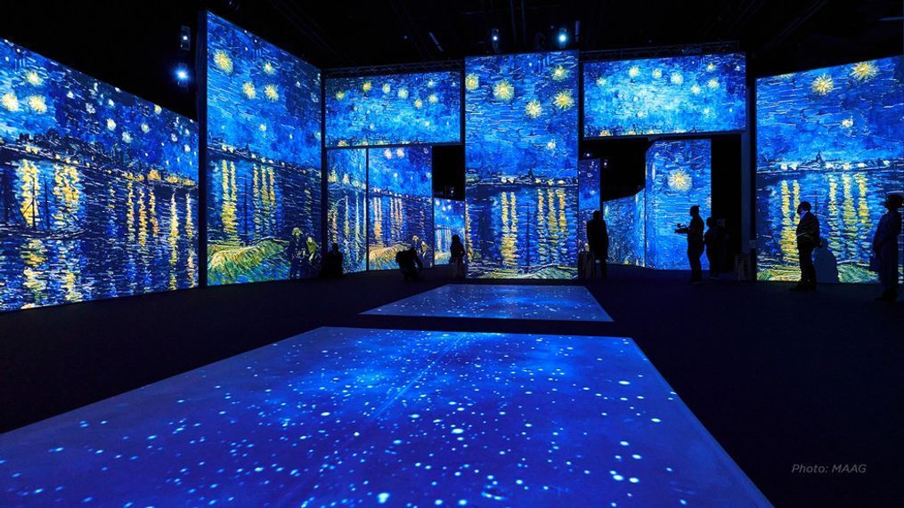 "Van Gogh Alive" will open in Fall 2021 at Biltmore as the first multi-sensory exhibition in the year-long series, "Legends of Art & Innovation at Biltmore." (Photos courtesy of Biltmore)