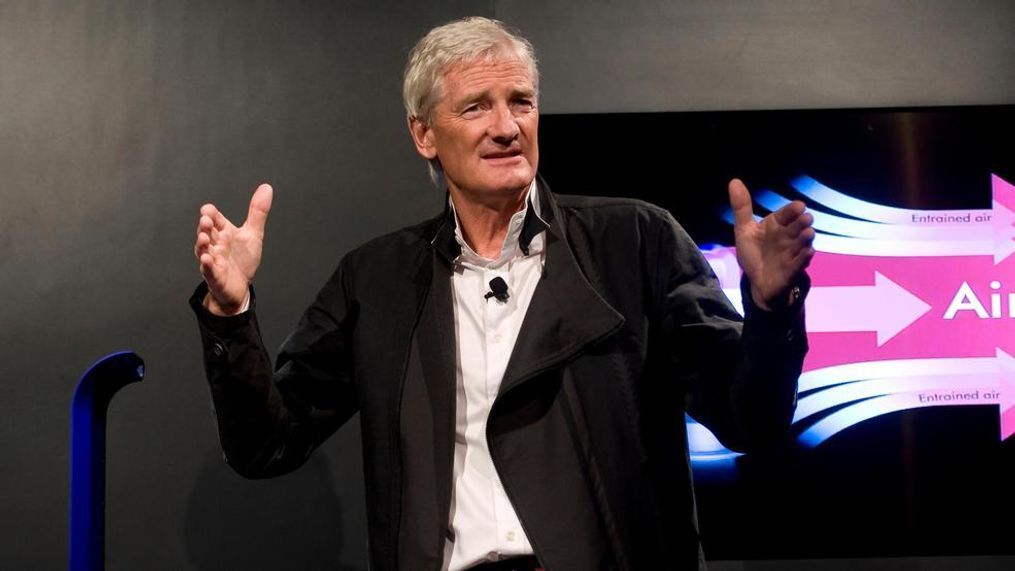 In this Wednesday, Sept., 14, 2011 file photo, Inventor James Dyson launches the Dyson DC41 Ball vacuum and the Dyson Hot heater fan on in New York. Dyson, the British company best known for innovative vacuum cleaners, has said on Tuesday, Oct. 23, 2018 it will build its electric car in Singapore. The company says the bespoke manufacturing facility is due for completion in 2020 and is part of a 2.5 billion pound ($3.2 billion) investment in new technology globally. (AP Photo/Rob Bennett, file)