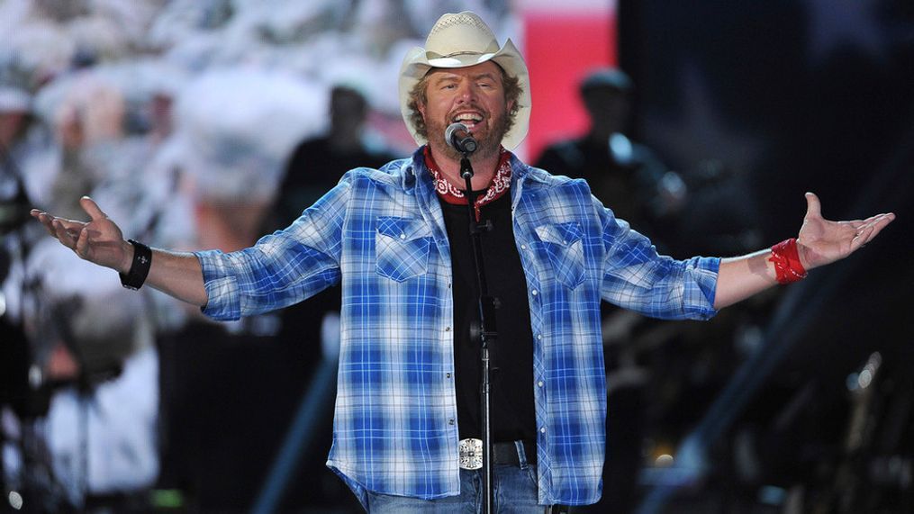 FILE - In this April 7, 2014, file photo shows Toby Keith performs at ACM Presents an All-Star Salute to the Troops in Las Vegas. (Photo by Chris Pizzello/Invision/AP, File)