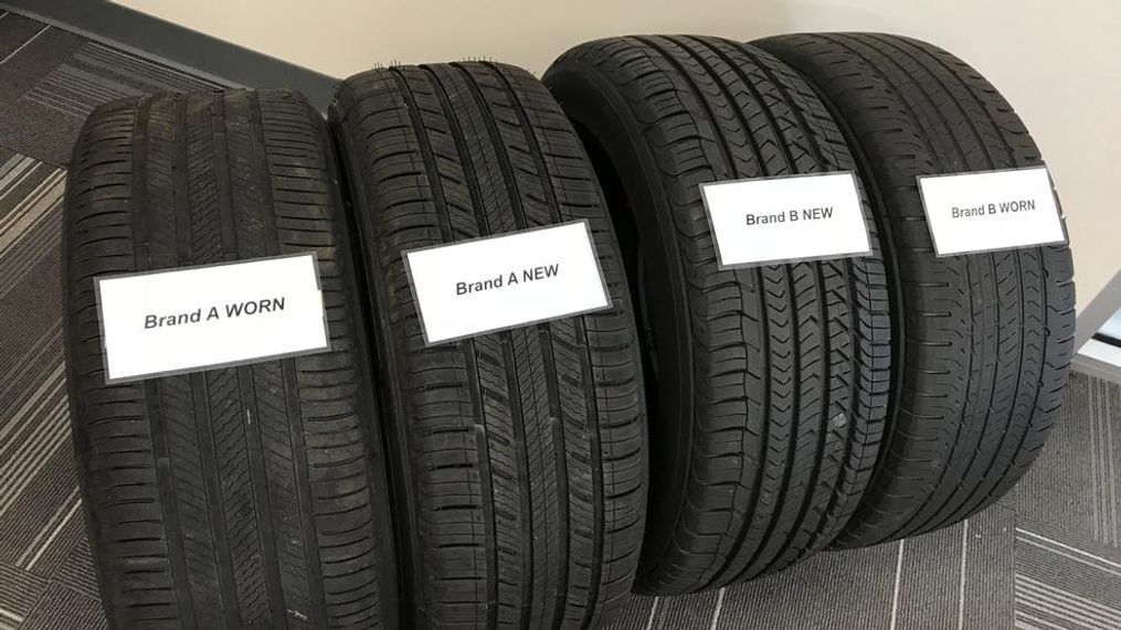 During a recent visit to Michelin’s proving grounds, the tire maker made the point that worn tires need to be tested, and the results need to be shared with consumers. (Sinclair Broadcast Group / Jill Ciminillo)