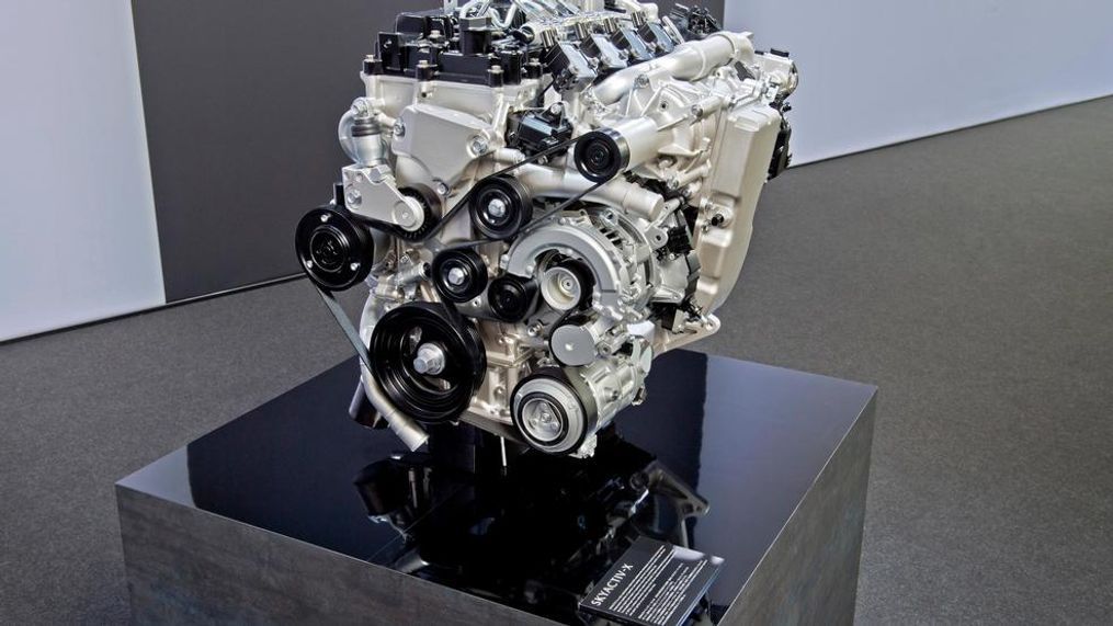 Mazda Skyactiv-X engine (Image courtesy of Mazda USA){p}{/p}