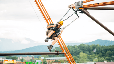 Image for story: World's first zipline roller coaster comes to Tennessee in heart of the Smoky Mountains