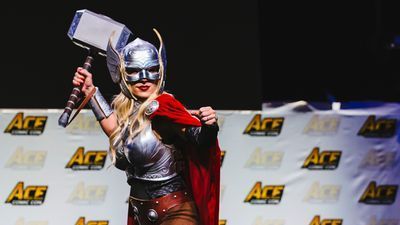 Image for story: Photos: Not a bird, not a plane - just tons of superheroes at Day 2 of Ace Comic Con