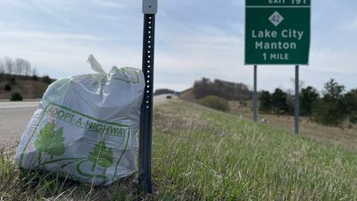 Image for story: Michigan troopers make an unusual discovery alongside highway