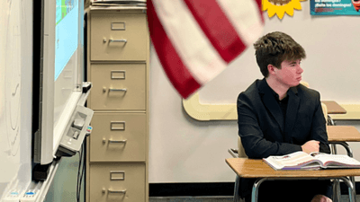 Image for story: 'Fresh perspective': High school senior runs for his own school board