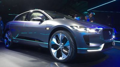 Image for story: Jaguar electrifies LA with I-Pace Concept