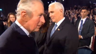 Image for story: White House denies VP Pence was snubbed by Prince Charles at World Holocaust Forum