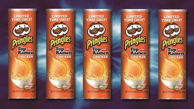 Image for story: Pringles to launch limited-edition Top Ramen Chicken Flavor crisps