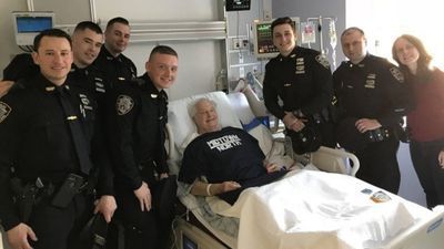 Image for story: NYPD officers save man's life on 60th wedding anniversary