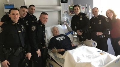 Image for story: NYPD officers save man's life on 60th wedding anniversary