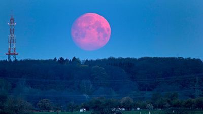 Image for story: Summer's lunar treat: Night skies will sweeten with a June Strawberry Moon 