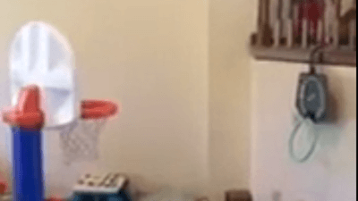 Image for story: 2-year-old basketball phenom shoots nothing but net