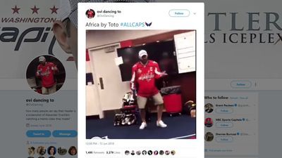 Image for story: Twitter account 'Ovi Dancing' has Alex Ovechkin busting a move to all your favorite songs 