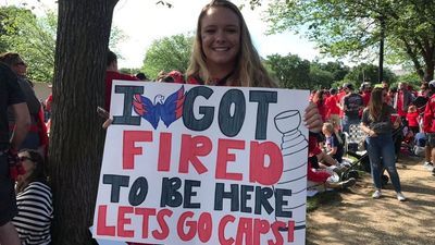 Image for story: College student says she got fired to be at Capitals' Stanley Cup parade 