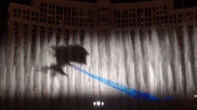 Image for story: VIDEO: Fountains at Bellagio casino premiere special 'Game of Thrones' show