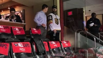 Image for story: Bryce Harper wore a Vegas Golden Knights jersey at Stanley Cup Final Game 4 in D.C.