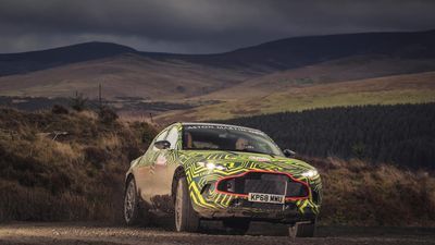 Image for story: Aston Martin reveals DBX name, first prototype for SUV