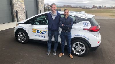 Image for story: Kettering University students continue work developing autonomous Bolt EV