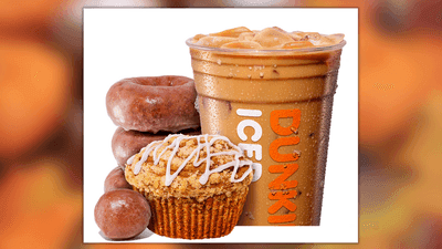 Image for story: Pumpkin spice & everything nice! Dunkin' Donuts serves up fall flavors early