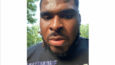 Image for story: Police: Baltimore Ravens' D.J. Fluker a victim of domestic violence 