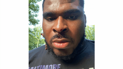 Image for story: Police: Baltimore Ravens' D.J. Fluker a victim of domestic violence 