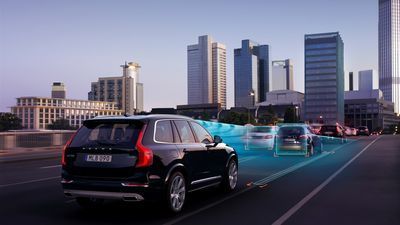 Image for story: Volvo study shows self-driving features will make cars more efficient