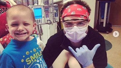 Image for story: Md. boy known as 'Smiley Riley' beats childhood cancer after 18-month fight