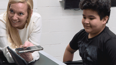 Image for story: 5th graders in Indiana create 'happiness hotline'