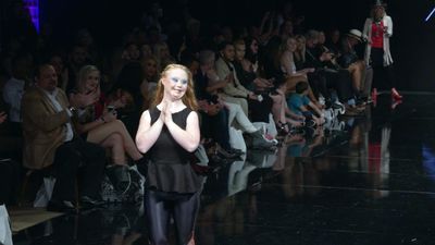 Image for story: The world&rsquo;s first model with Down syndrome displayed her collection in an inclusive show