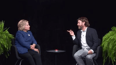 Image for story: Clinton faces tough, awkward questions from Zach Galifianakis