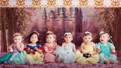 Image for story: Viral Disney princesses reunite for their 1st birthday