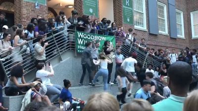 Image for story: Jack White surprises students with impromptu concert at Woodrow Wilson HS in DC