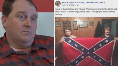 Image for story: Tennessee county commissioner candidate stands by Confederate flag Facebook post