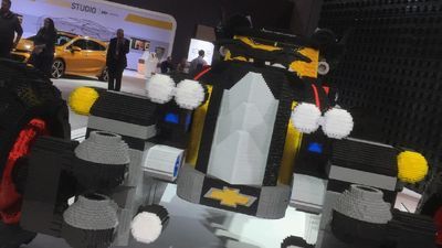 Image for story: GALLERY: LEGO Batmobile at the Chicago Auto Show