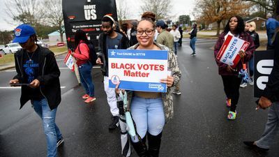 Image for story: Poll shows 'warning flag' for Biden's support among younger Black voters