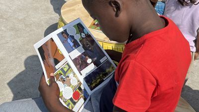 Image for story: Seattle pediatrician opens library for refugee children in Mexico